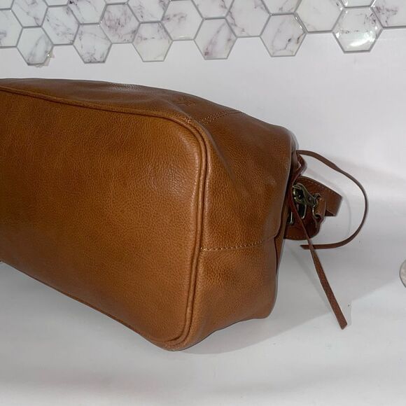 Frye Caelan Tan Leather Satchel - Picture 6 of 11